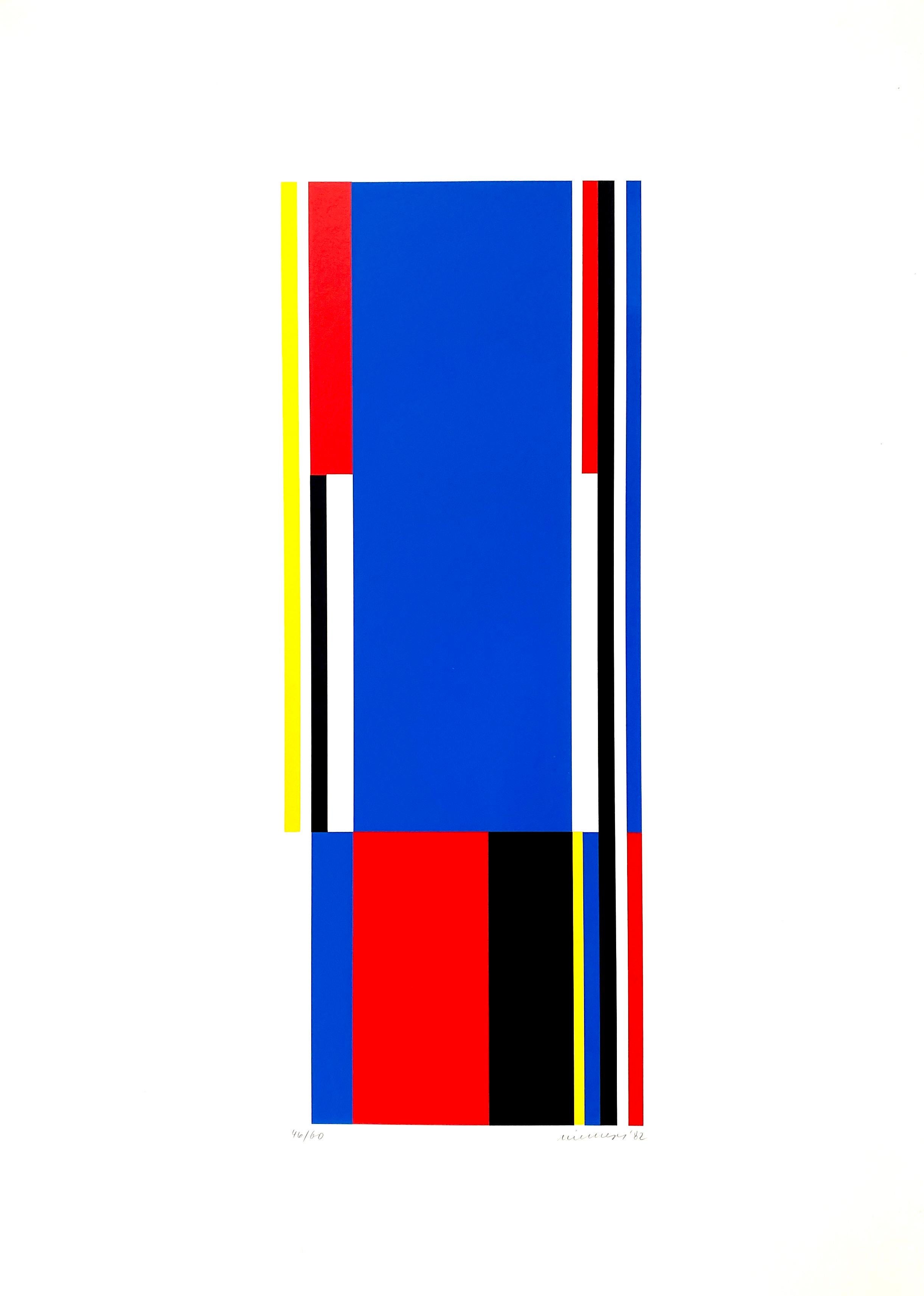 Druck, Serigrafie auf Papier mit den Maßen 70 × 50 × 0,1 cm 27,6 × 19,7 × 0,1 in
Auflage von 60 Stück, vom Künstler mit Bleistift handsigniert. Gedruckt bei Edition Partanen, Schluchsee (Deutschland) 

Jo Niemeyer ist ein Künstler und Designer