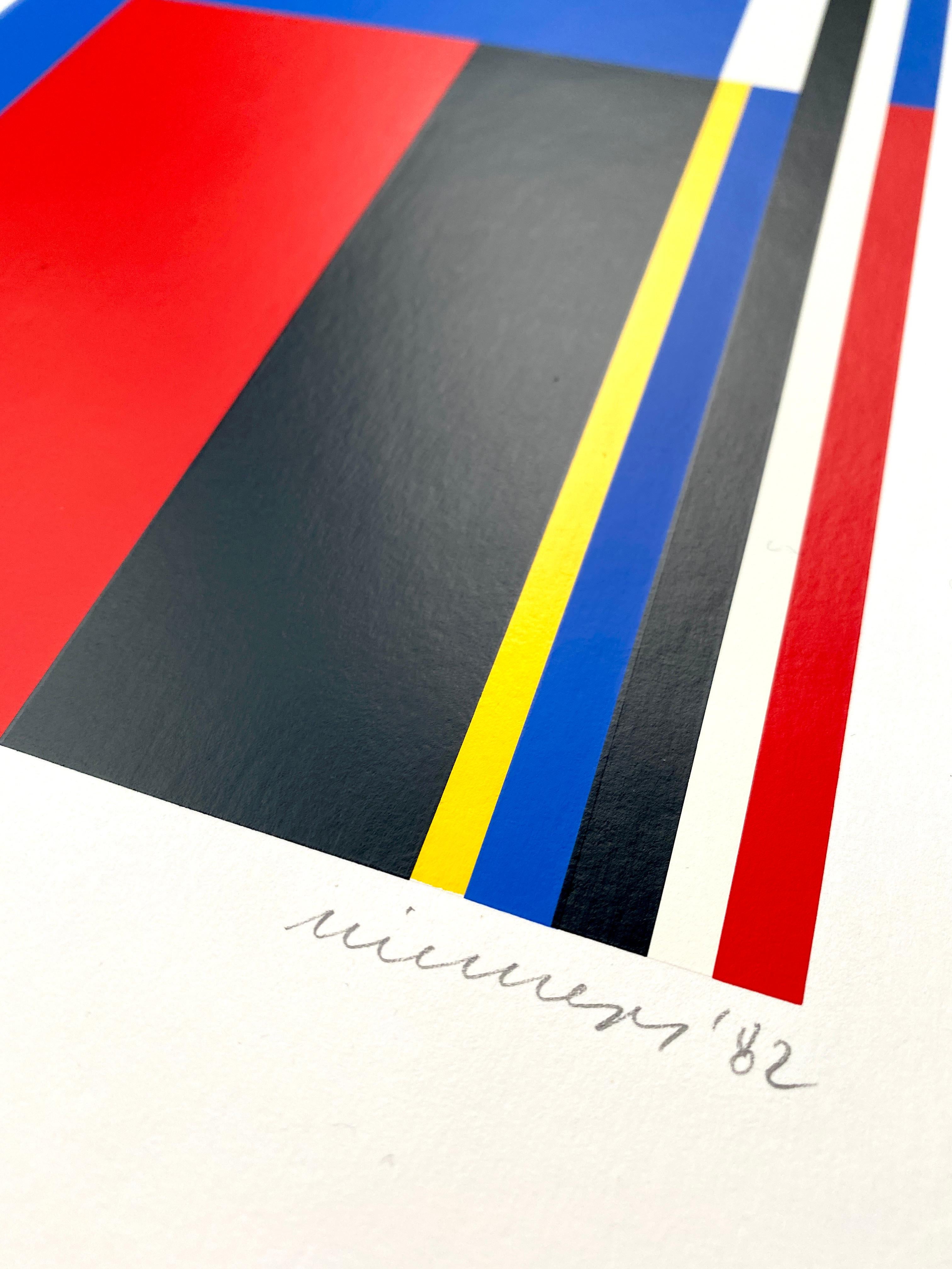 Minimalist Jo Niemeyer, Serigraph by Edition Partanen For Sale