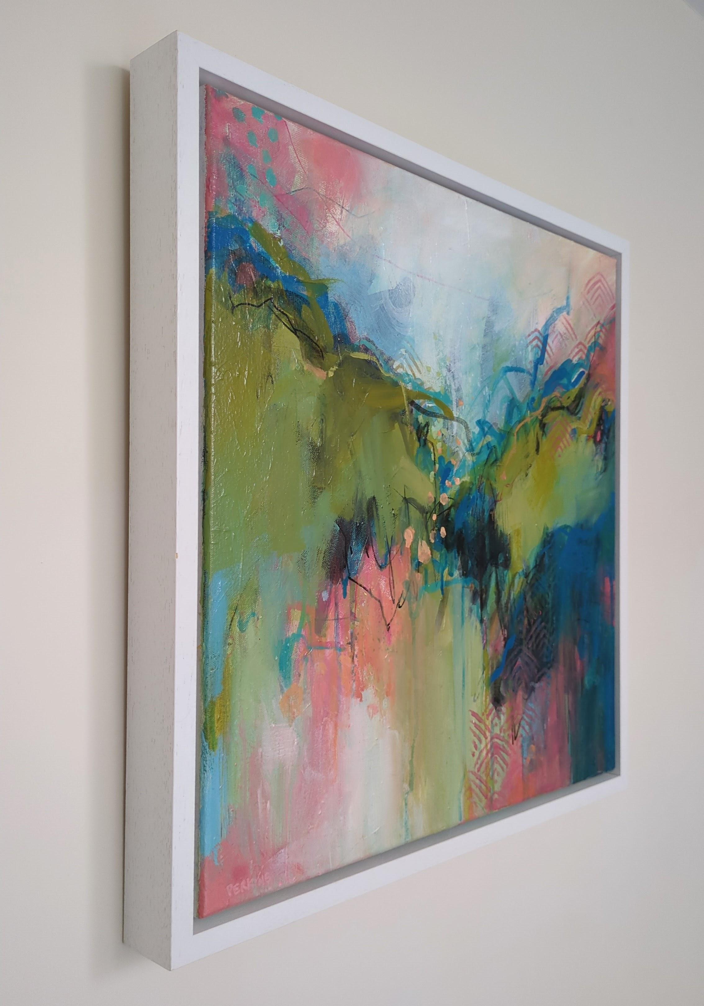 Olive Papaya, Original painting, Landscape, Abstract, Abstract art For Sale 2