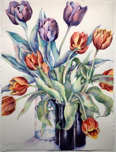 Floral Still Life with Tulips 