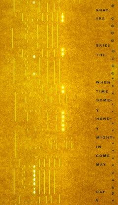 Jo Yarrington, Mute-Ability_Composition 5, 2019_acrylic, steel, player piano rol