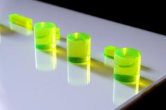 Jo Yarrington, See-matics - Answer, 2019, acrylique, 9 x 22 pouces.