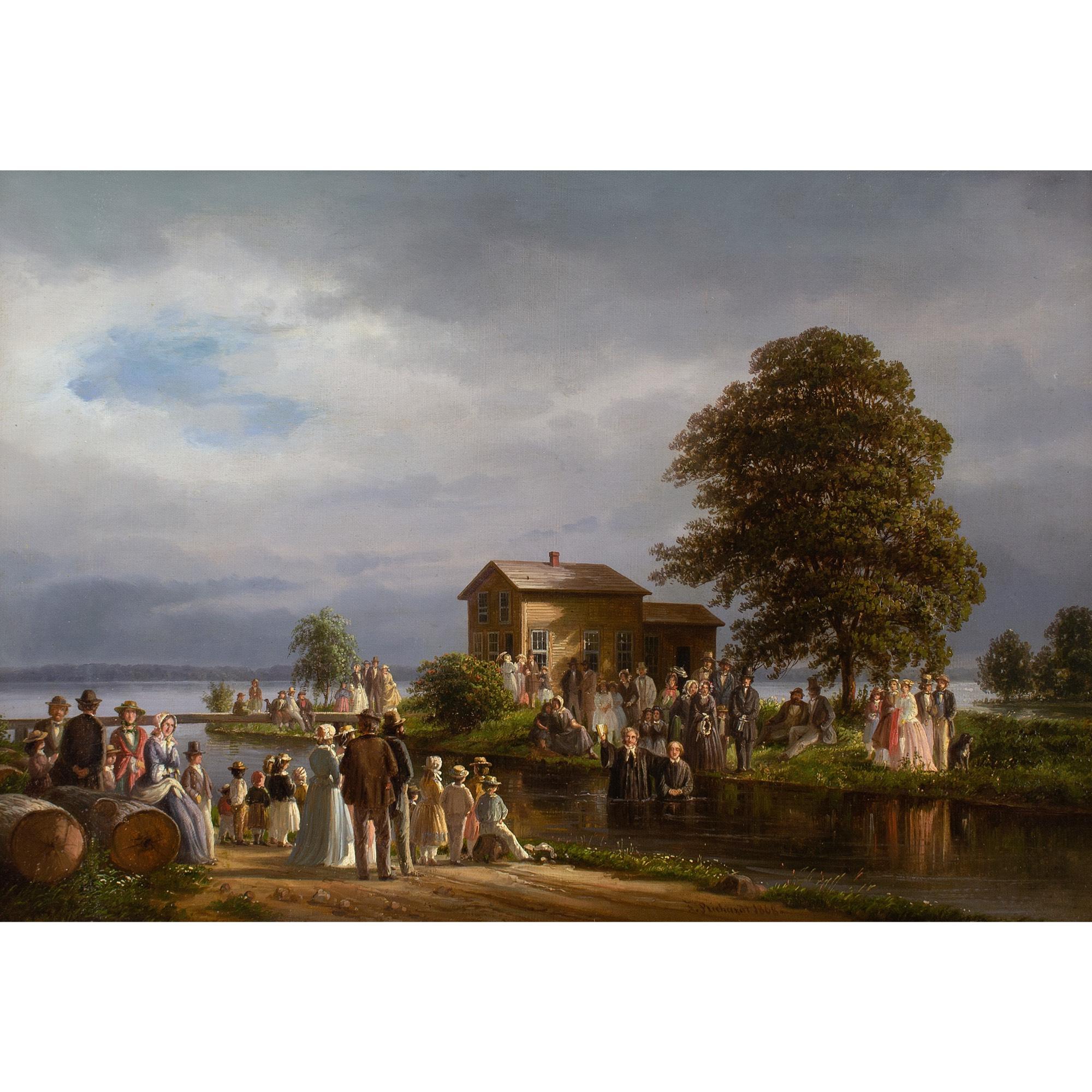 Joachim Ferdinand Richardt, River Baptism 1