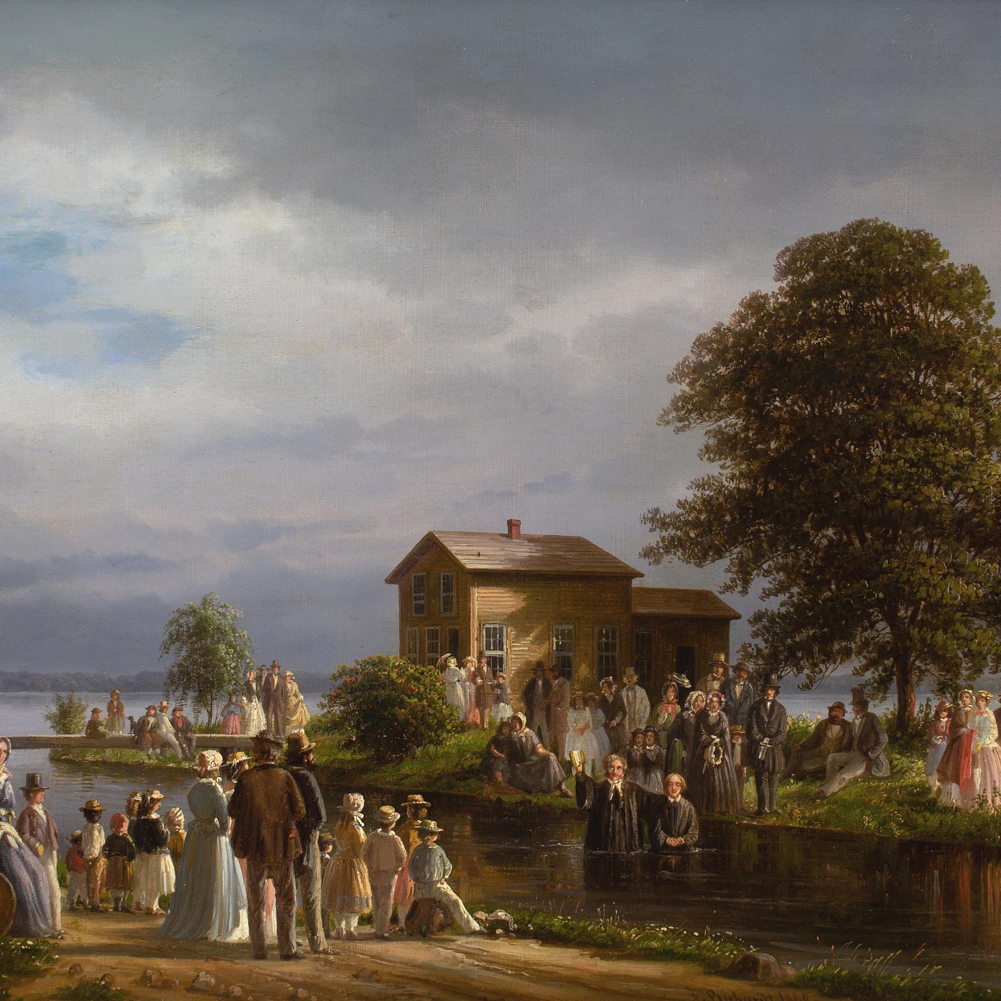 Joachim Ferdinand Richardt, River Baptism 5