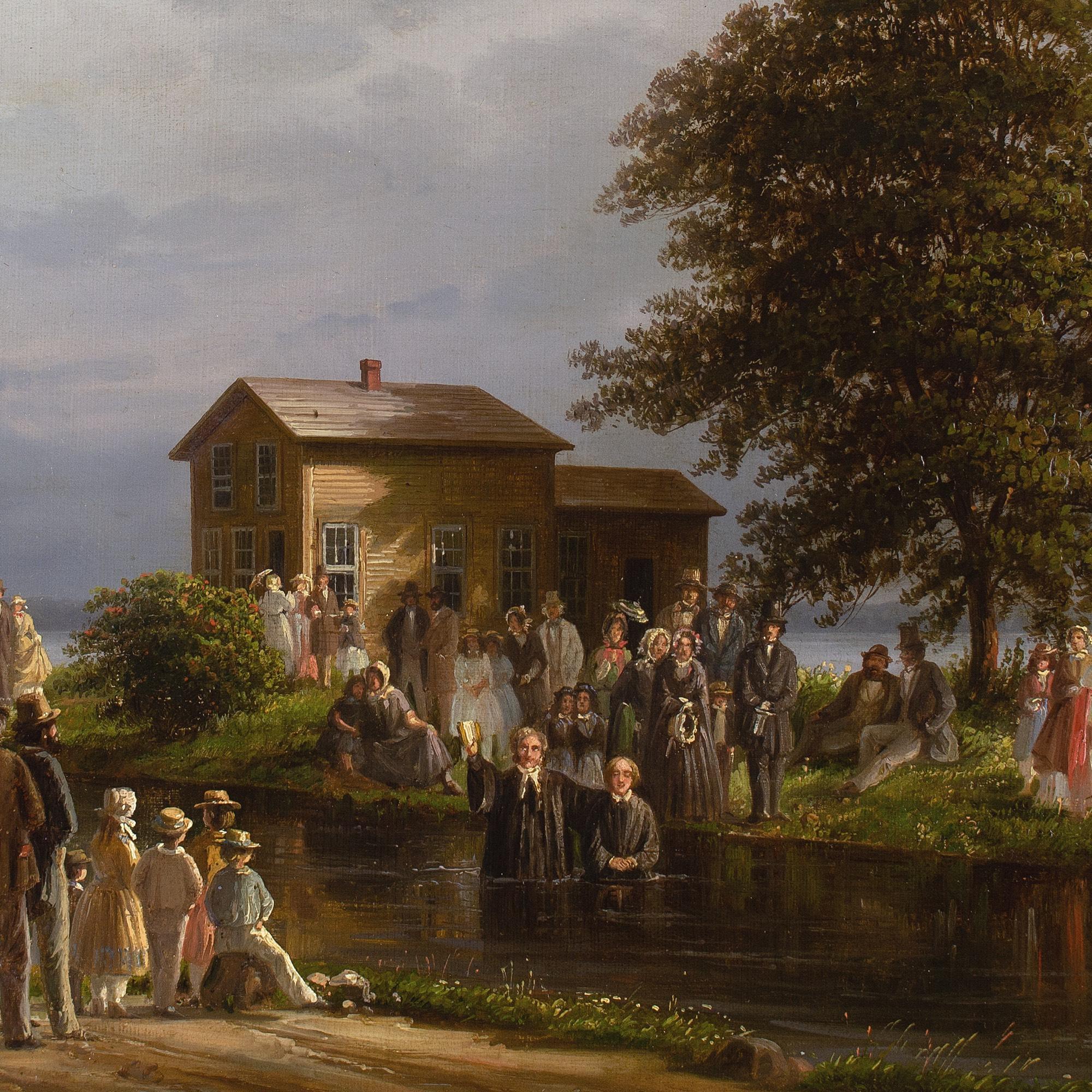 Joachim Ferdinand Richardt, River Baptism 7