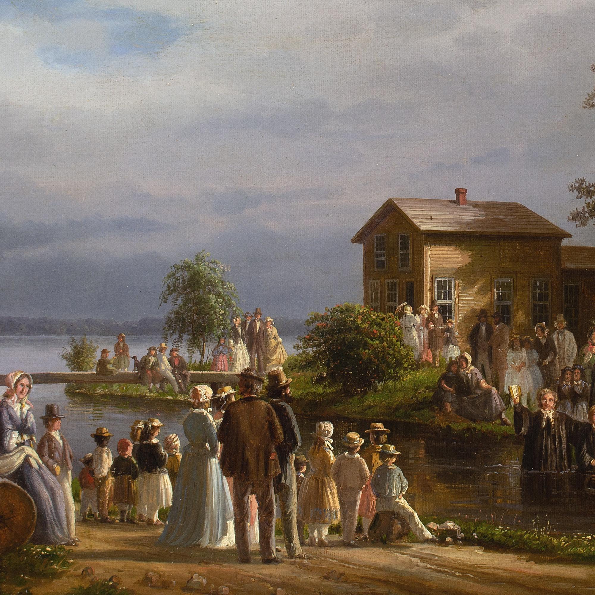Joachim Ferdinand Richardt, River Baptism 8