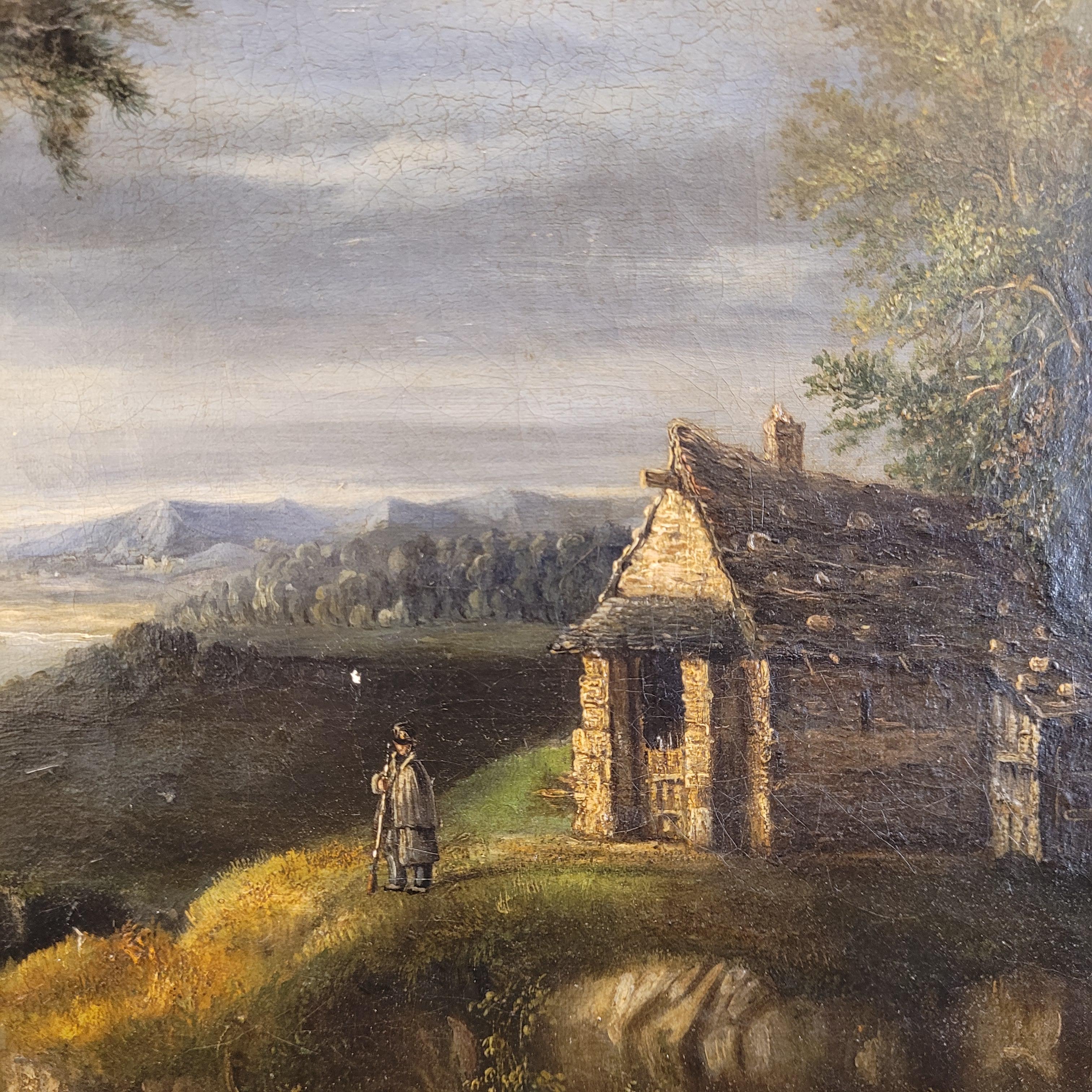 Blick auf den Sonnenaufgang von einer felsigen Landschaft aus im Angebot 6
