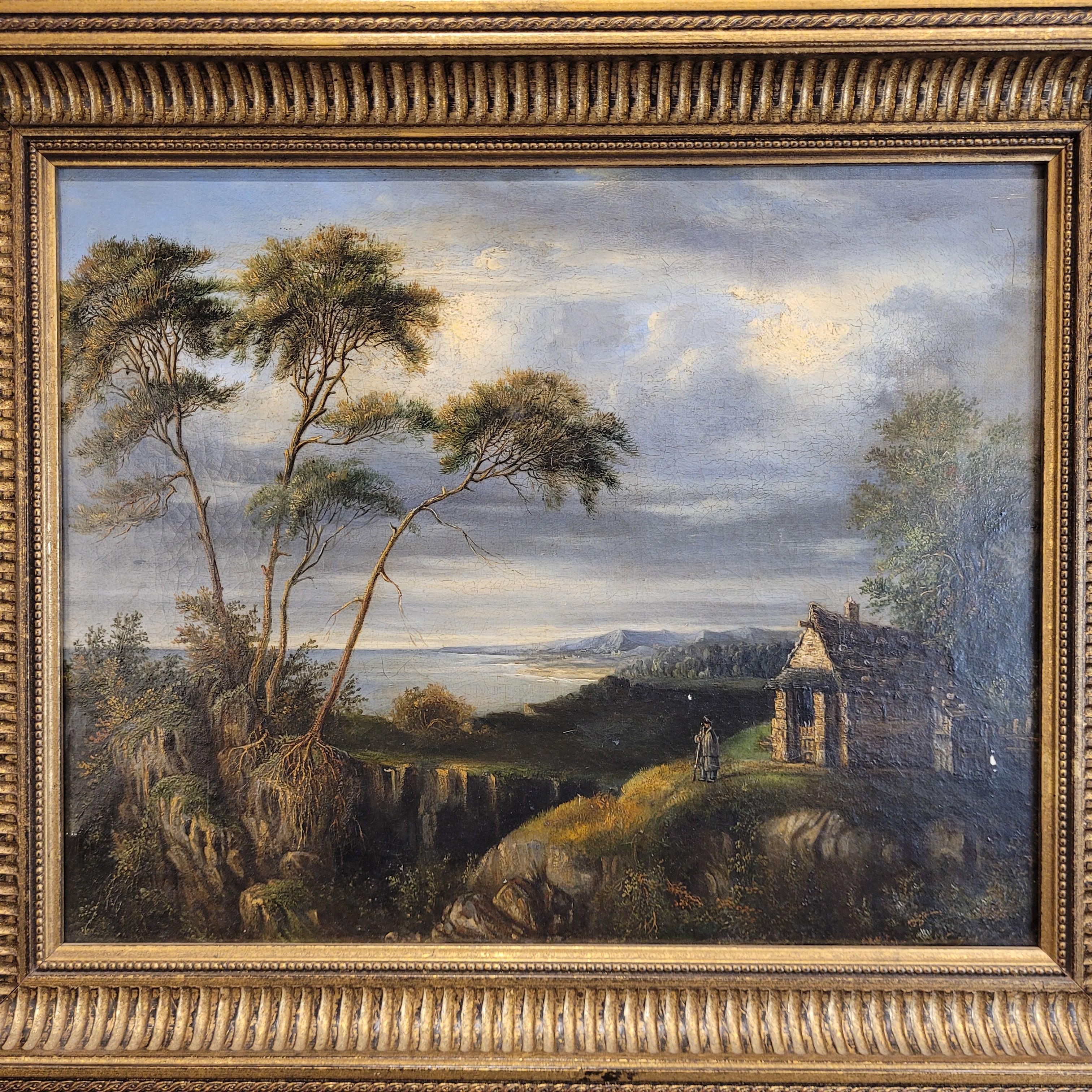 Blick auf den Sonnenaufgang von einer felsigen Landschaft aus im Angebot 3