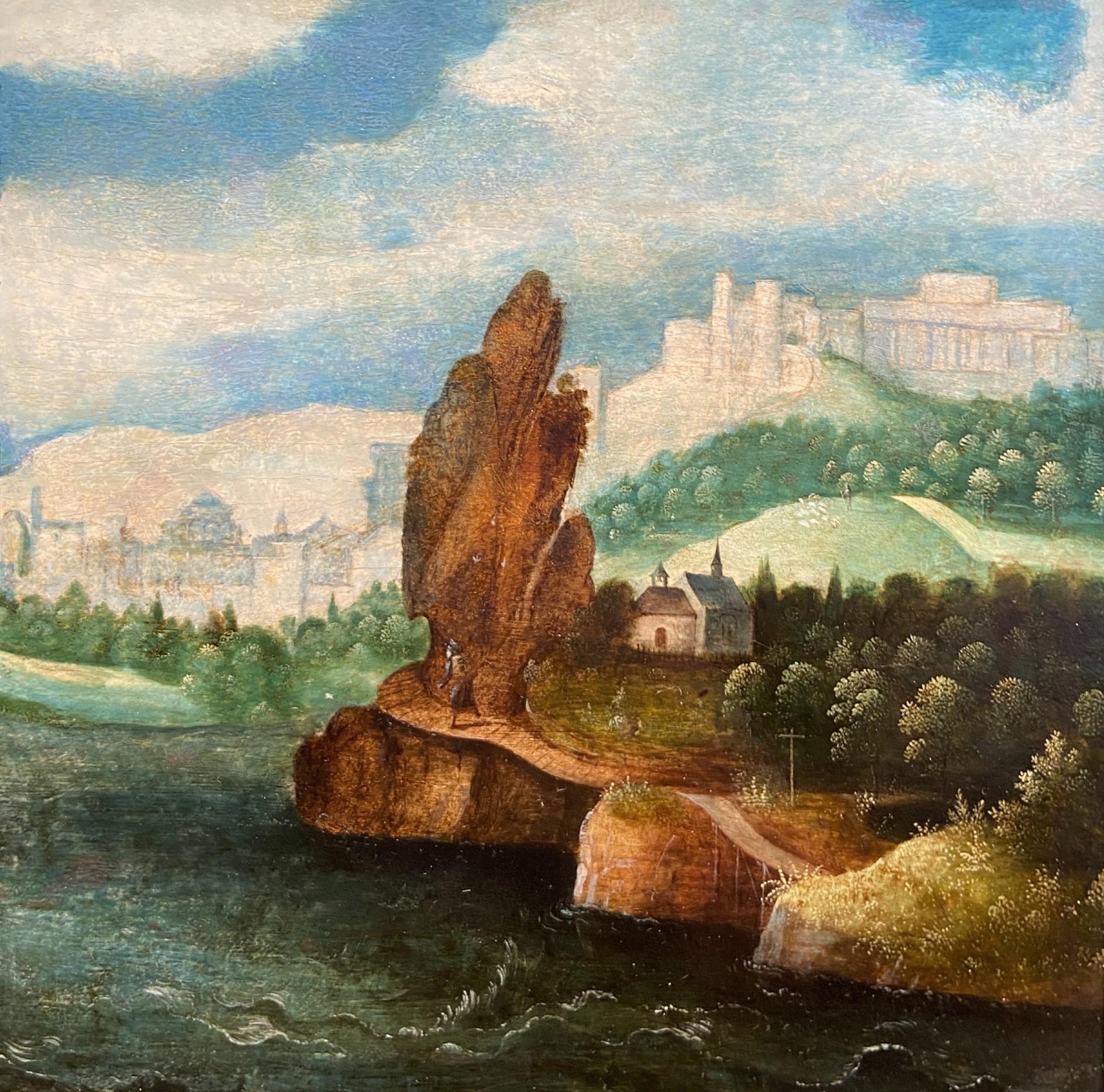 Joachim Patinir Landscape Painting - Landscape with Rocky Vista