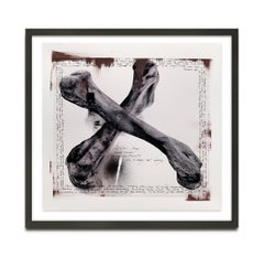 ""Bones", Kenya, Elefant, Gemälde, Fotografie, Mixed Media