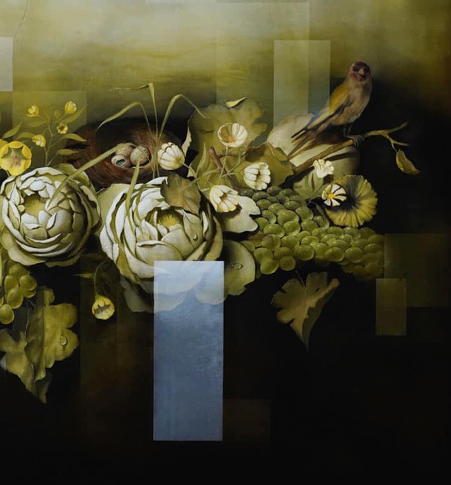 Balcons du ciel III par Joachim van der Vlugt - Peinture semi-abstraite en vente 3