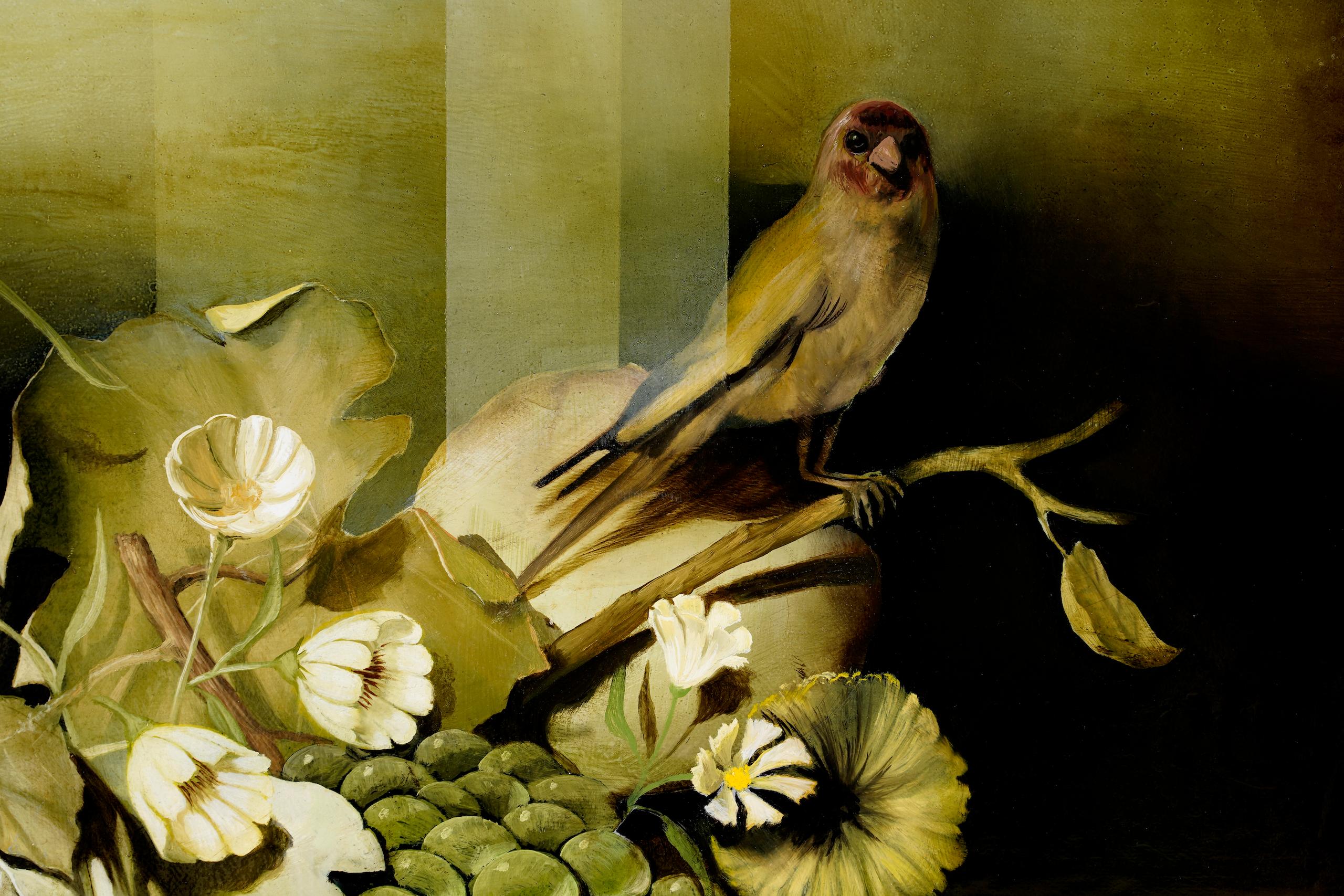 Balcones del cielo III de Joachim van der Vlugt - Pintura semiabstracta en venta 4
