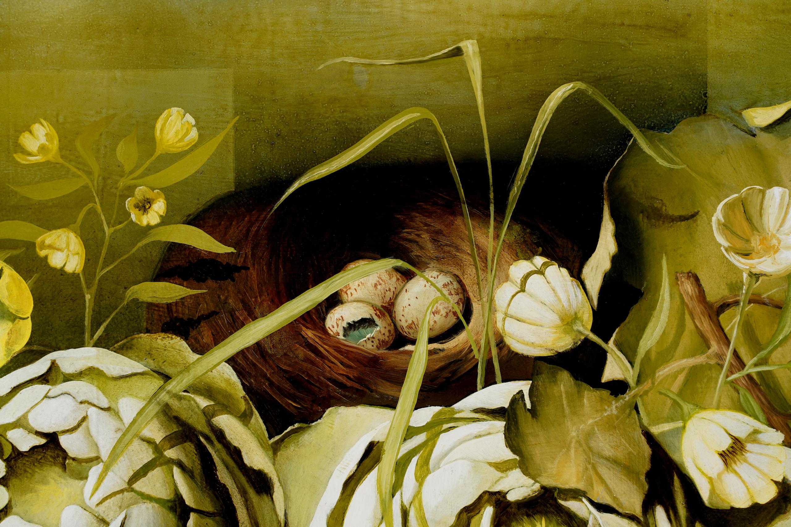 Balcons du ciel III par Joachim van der Vlugt - Peinture semi-abstraite en vente 5