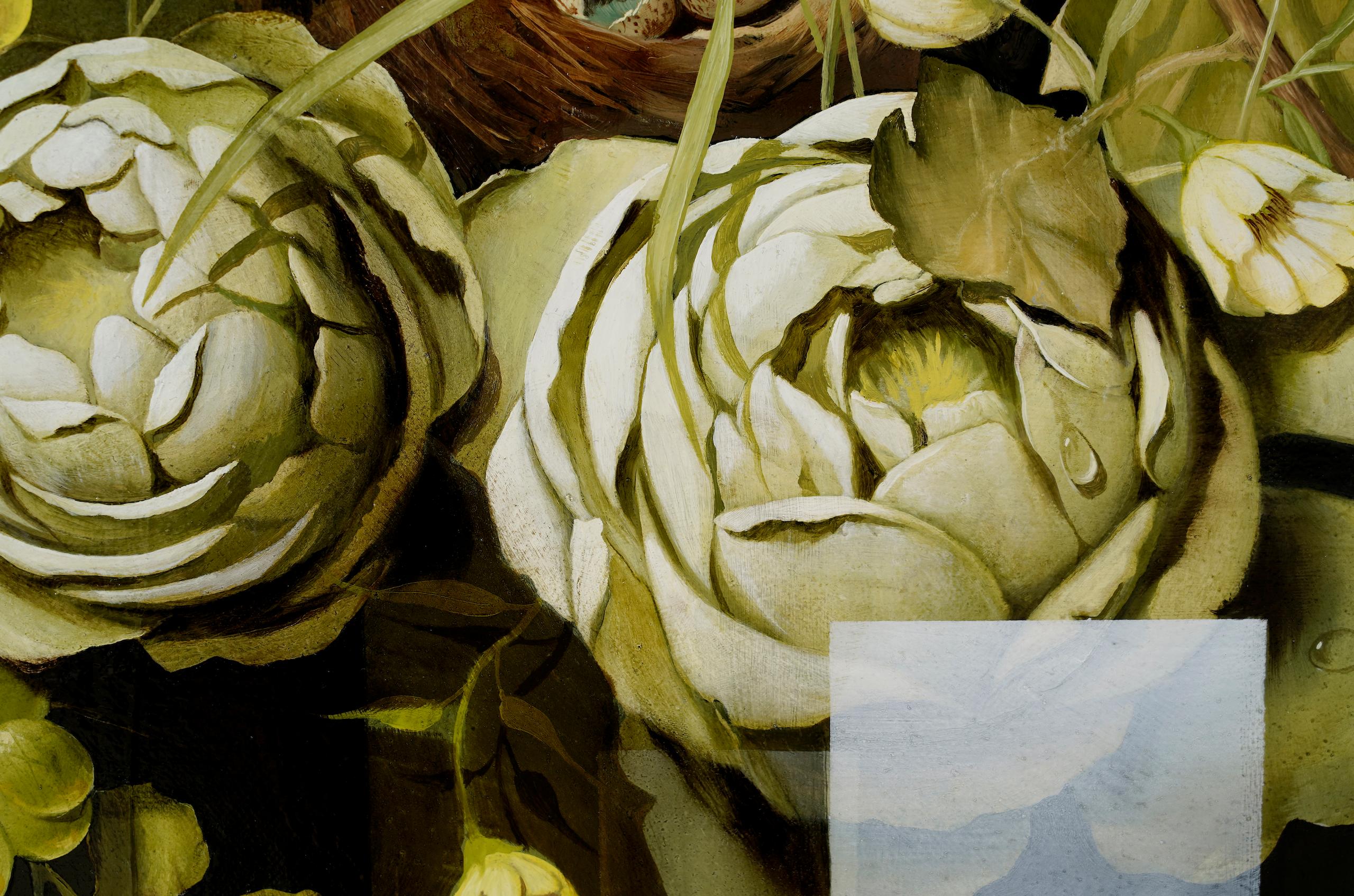 Balcons du ciel III par Joachim van der Vlugt - Peinture semi-abstraite en vente 6