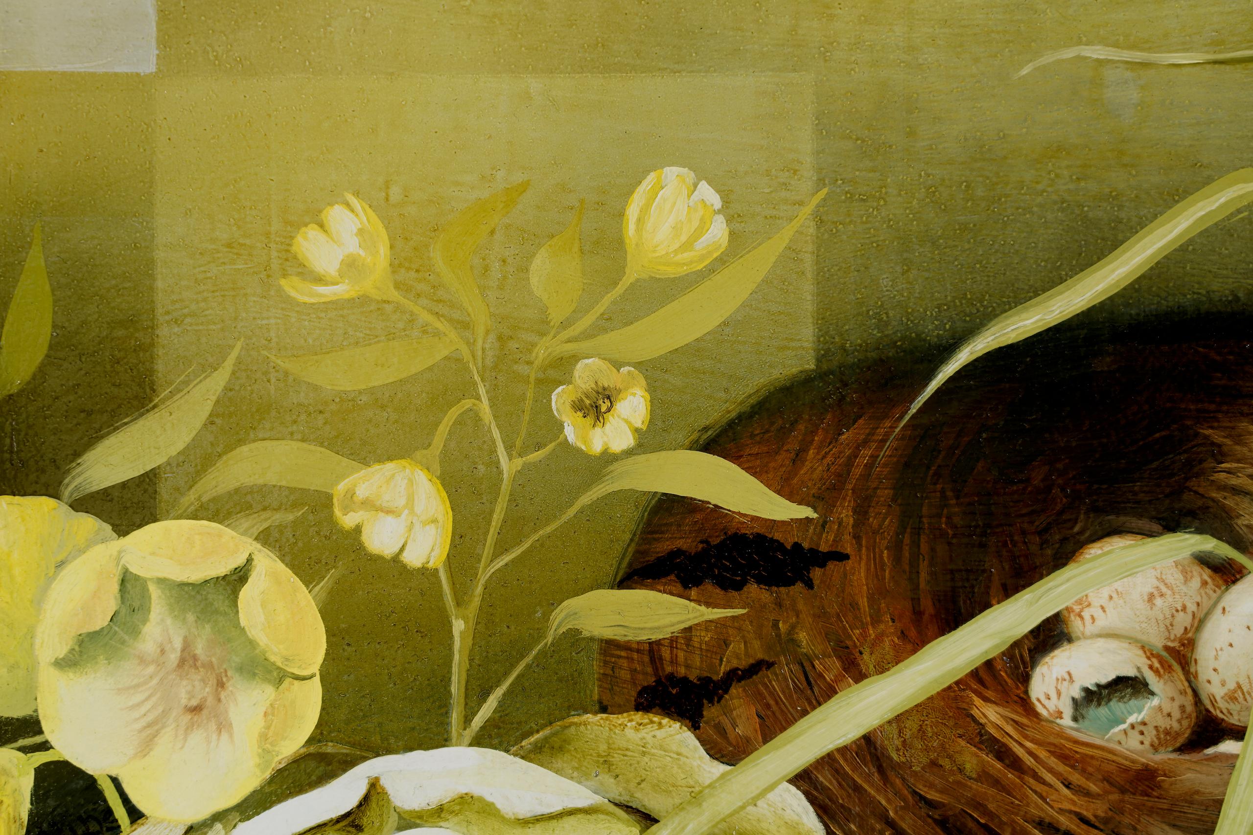 Balcons du ciel III par Joachim van der Vlugt - Peinture semi-abstraite en vente 7