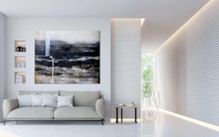 Elysium IV par Joachim van der Vlugt - Peinture semi-abstraite, couleurs sombres