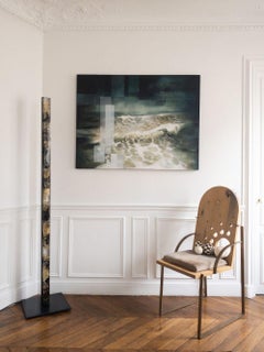 Fury III von Joachim van der Vlugt - Zeitgenössische Malerei, Meereslandschaft, Wellen
