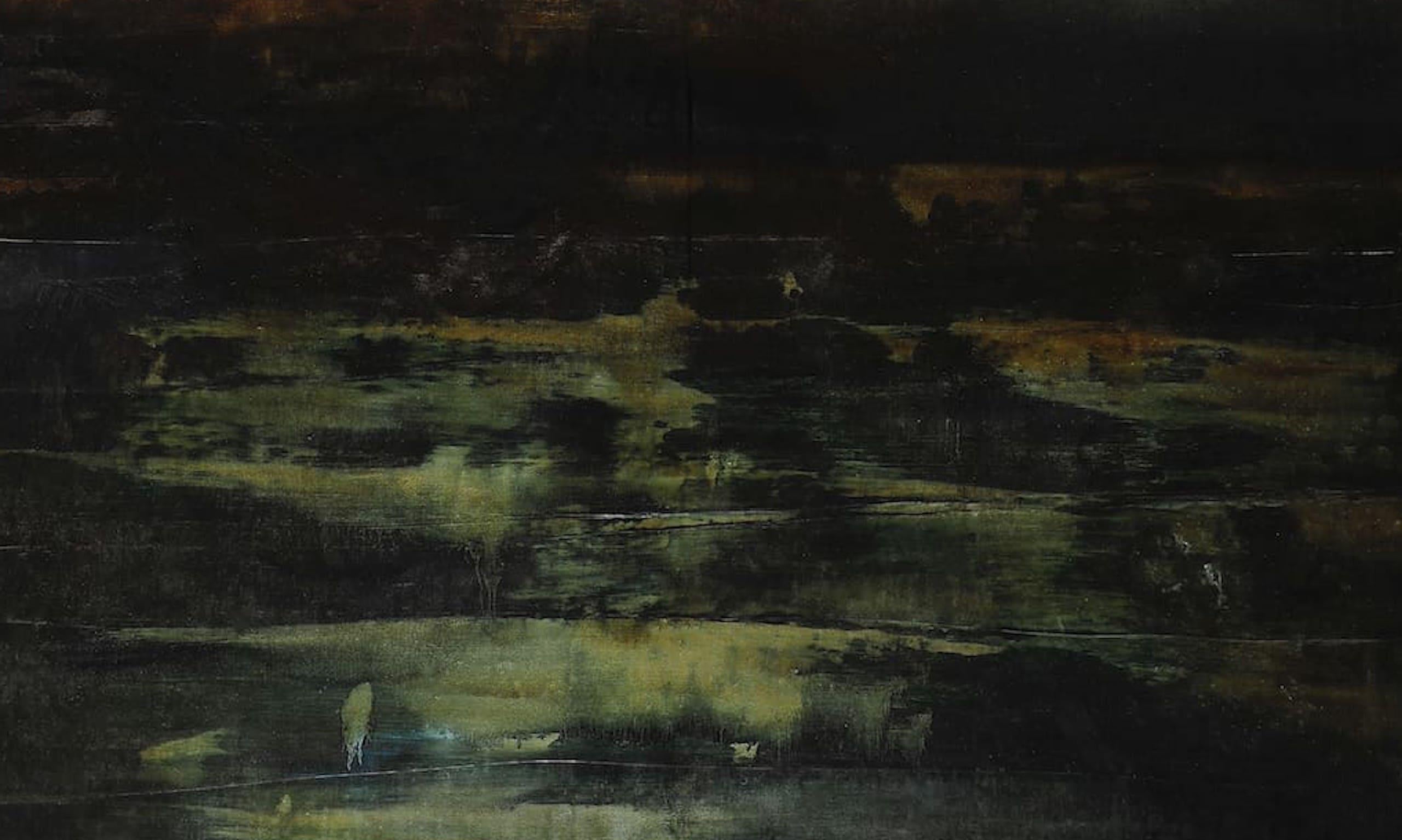 Garten der frühen Freuden I von Joachim van der Vlugt – Halbabstrakte Malerei im Angebot 4