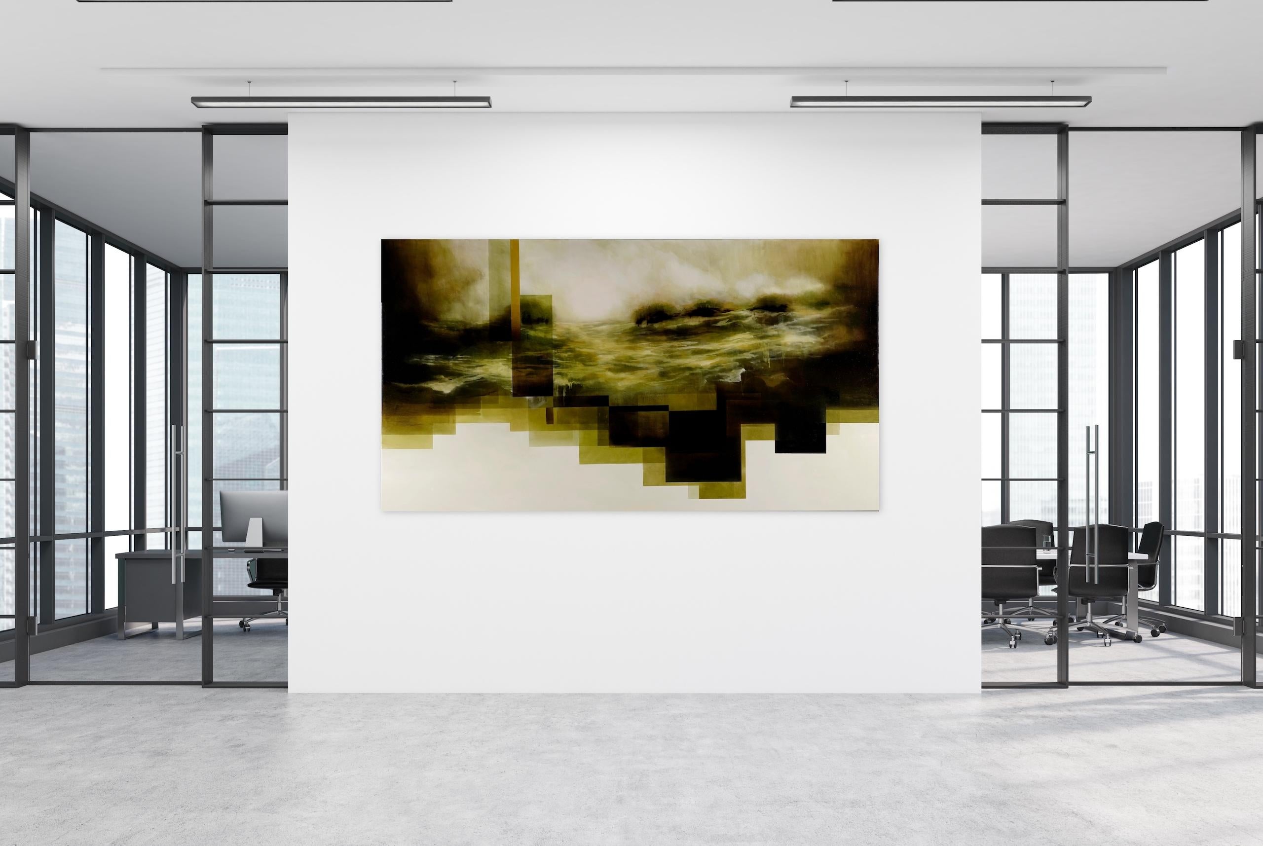 Good Earth III by Joachim van der Vlugt - contemporary painting, landscape For Sale 3