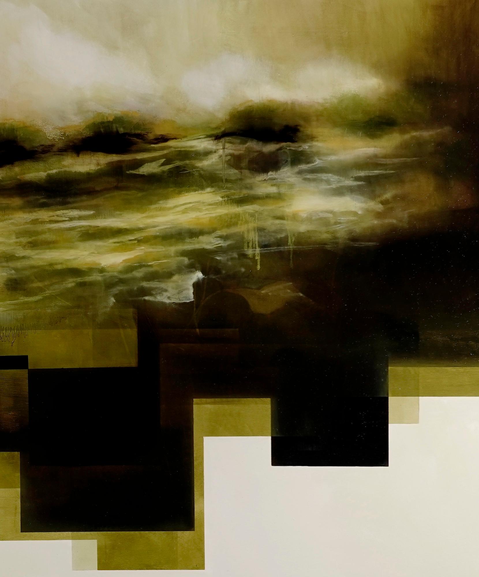 Good Earth III by Joachim van der Vlugt - contemporary painting, landscape For Sale 6