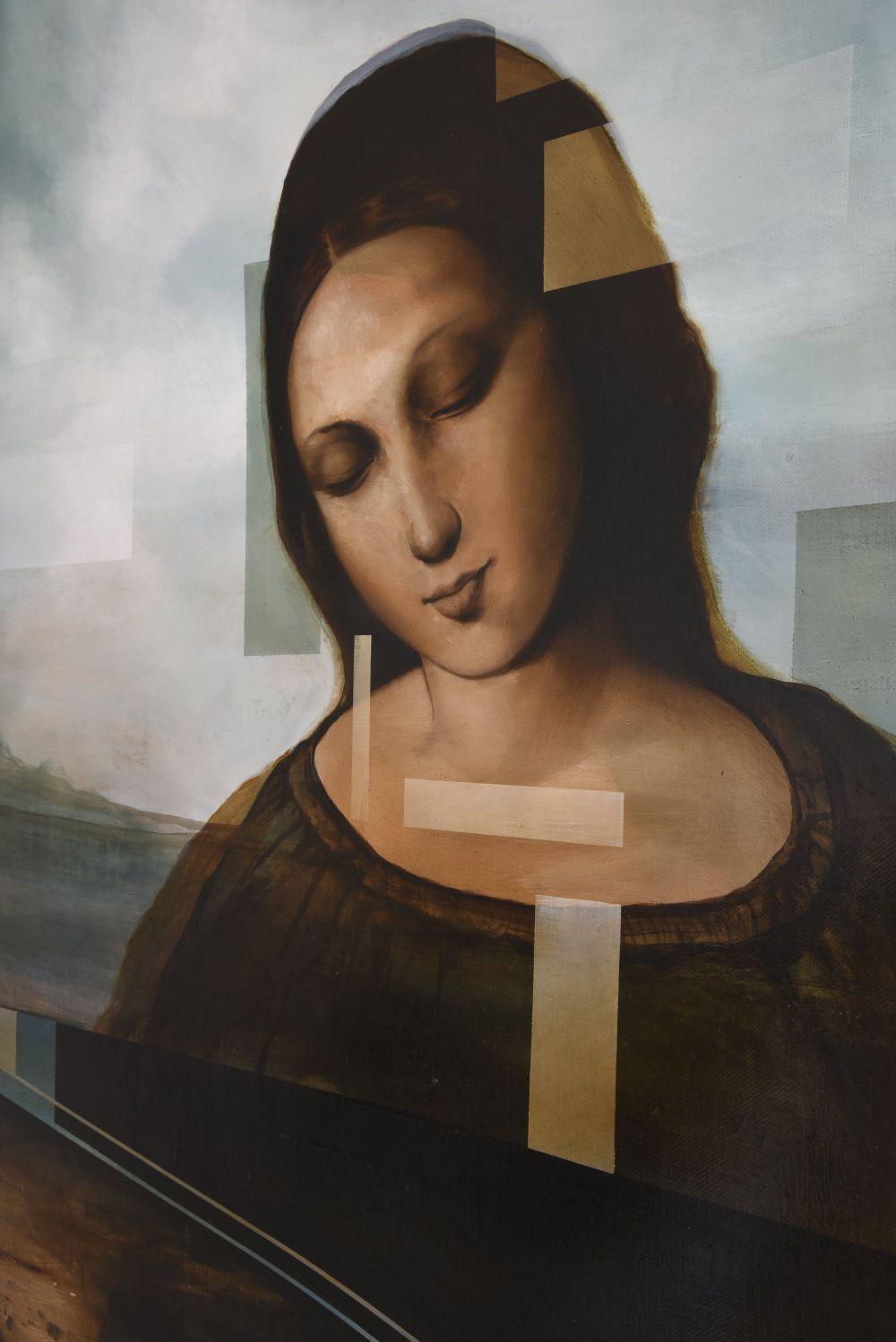 La Vierge Marie II, peinture religieuse contemporaine 1