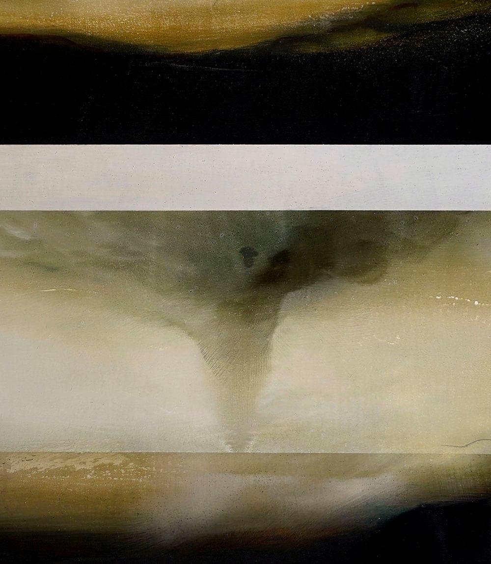 Super massiv I von Joachim van der Vlugt - Semi-abstrakte Malerei, Brauntöne im Angebot 4