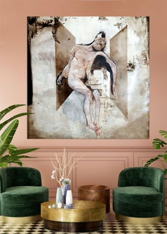 The Samaritan by Joachim van der Vlugt - Contemporary religious themed painting