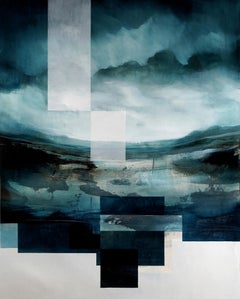 Vanguard III-original abstract impressionism landscape painting-contemporary Art