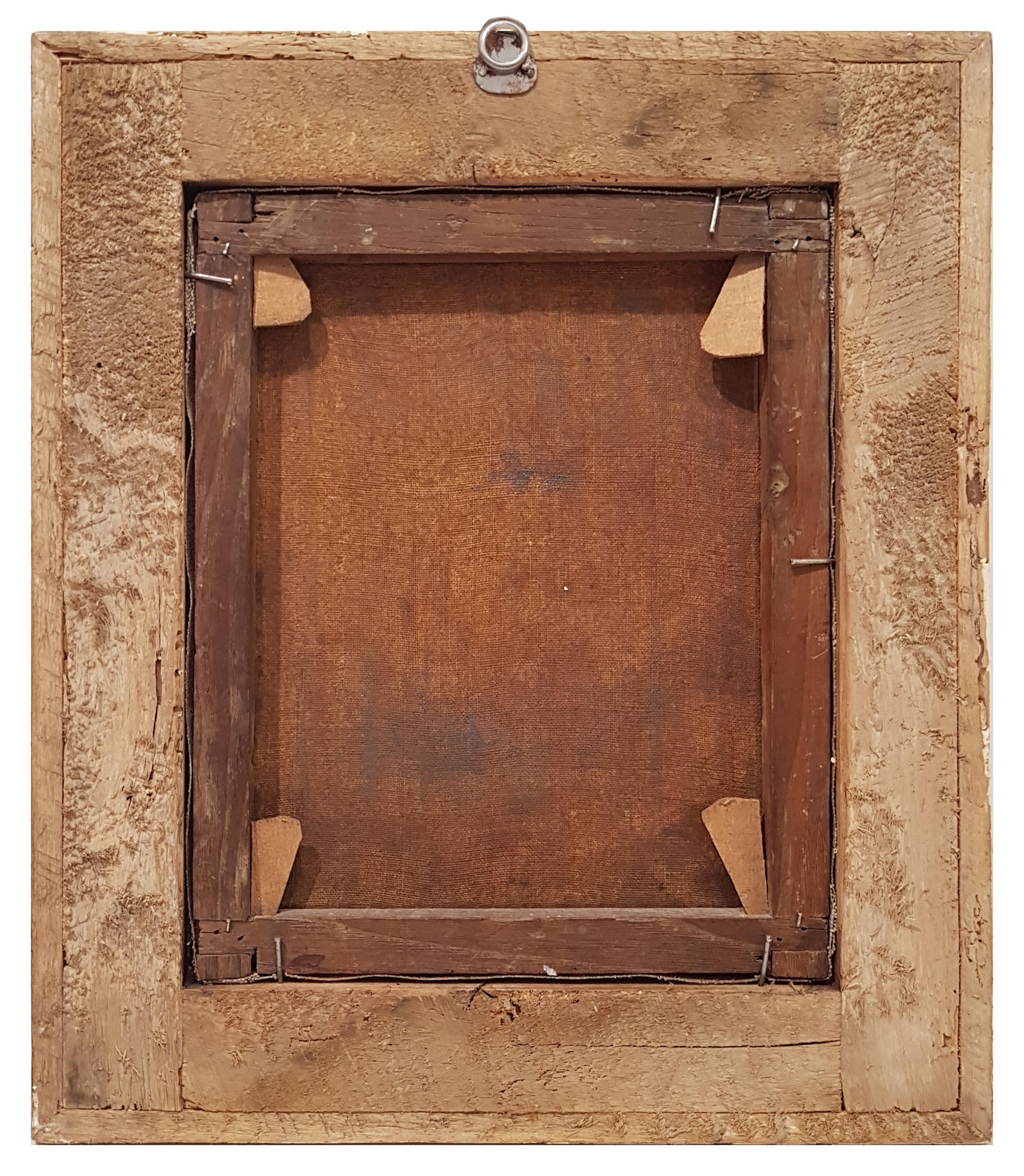 Coppia di vedute di Villa Medici Vascello - Coppia di dipinti a olio - XVII secolo in vendita 1