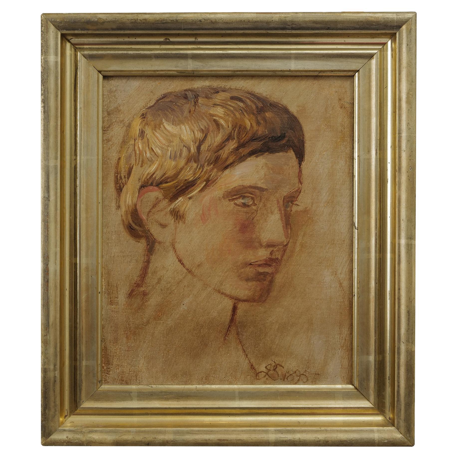 Joakim Frederik Skovgaard Study for the work on Viborg Cathedral, Oil o. C. 1895