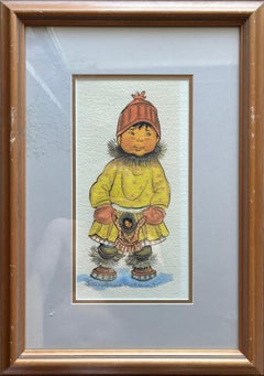 Niños nativos de Alaska (pareja)