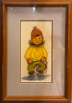 Alaska Native Children (pair)