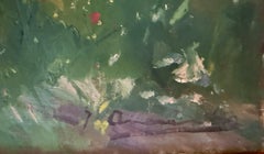 Masía Catalana con Pajares óleo sobre lienzo pintura paisaje español