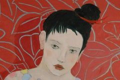 Red Leaves Oil on Linen