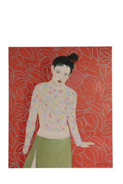 Red Leaves Oil on Linen