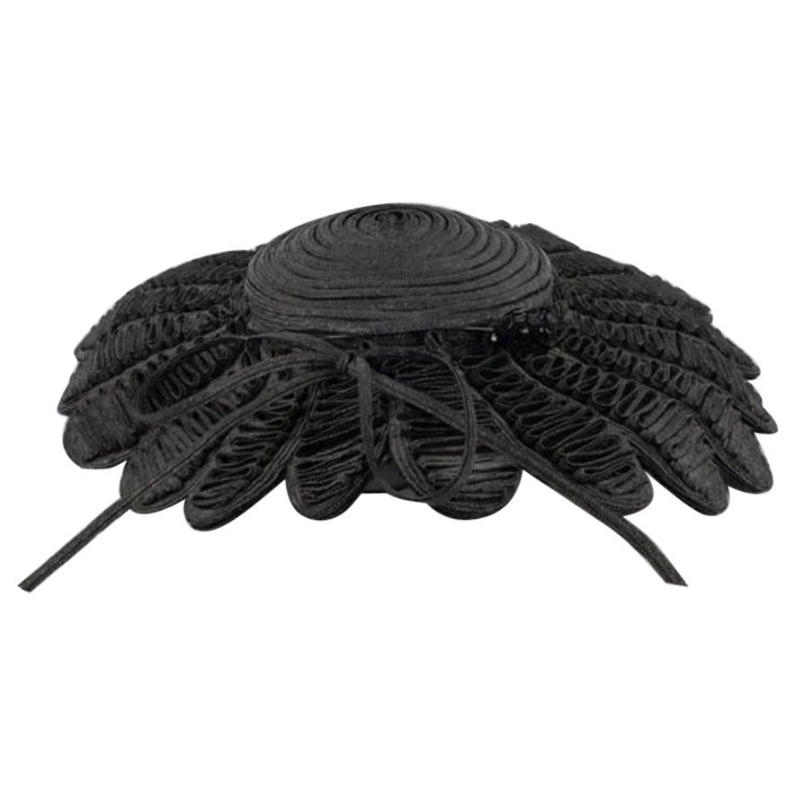 Chapeau de paille noir Joan