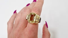 Joan Boyce 18k Gold Precious Stone Cocktail Ring