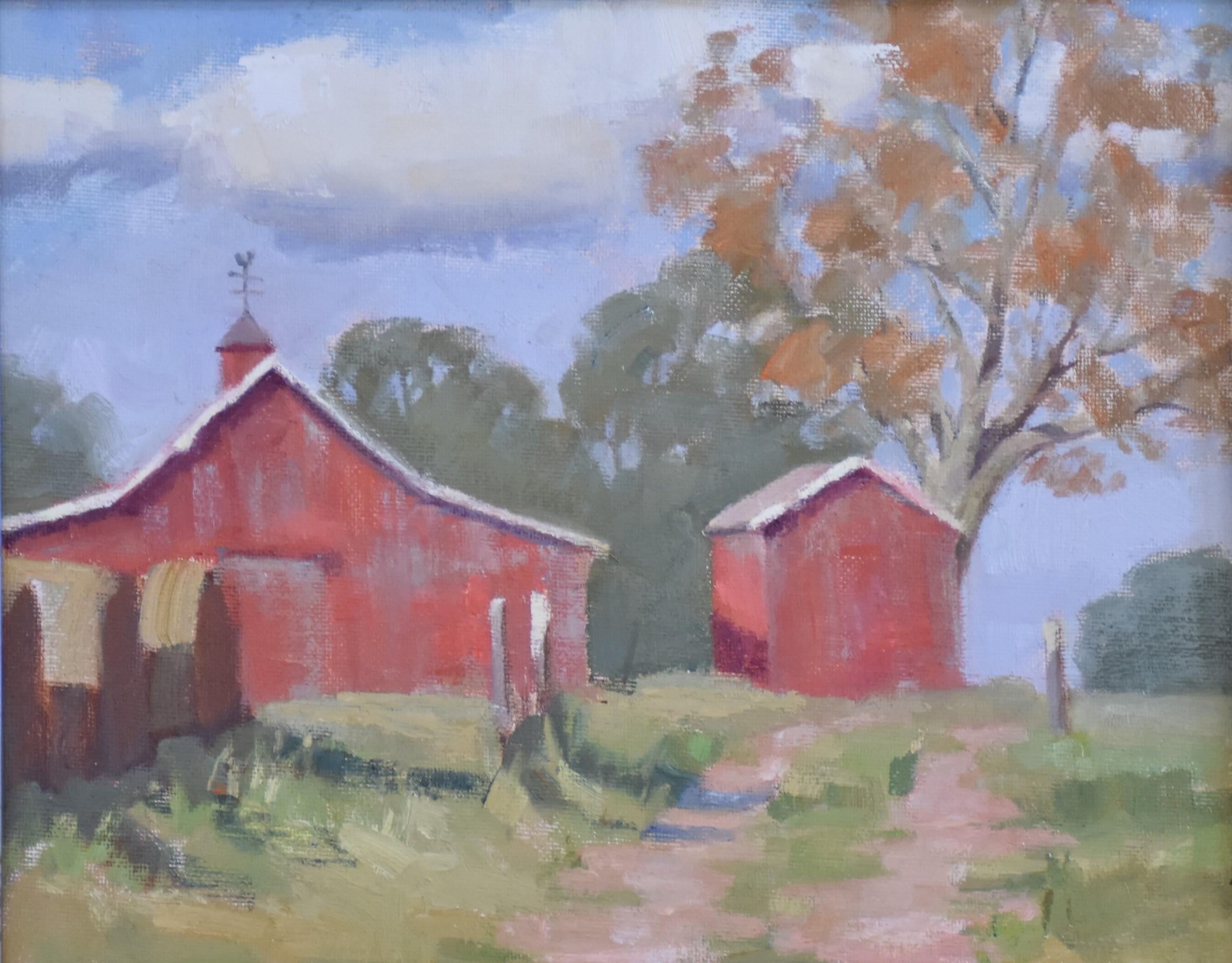 LOOK FOR FREE SHIPPING AT CHECKOUT. IF NOT AVAILABLE GALLERY OFFERS FREE SHIPPING.

The Barn and  landscape paintings were painted in 2022 . They were painted in Texas and have custom made frames. 

  Joan Breckwoldt is an American contemporary