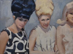 Beehives, Figurative, Texas artist, Women in the Arts, Portraits, 60's Hair