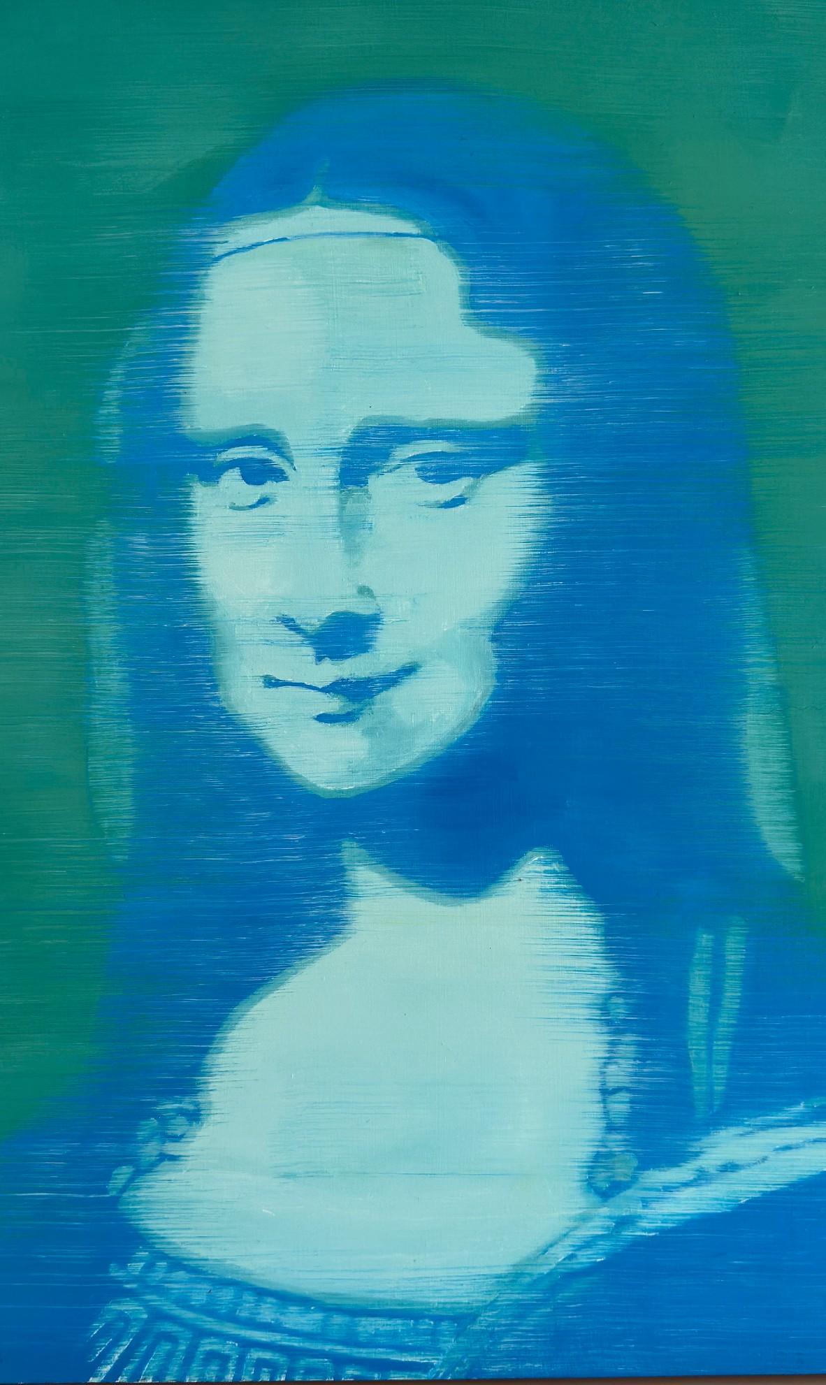 Mona Lisa in Blue 20