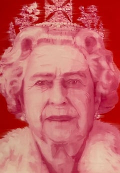 Queen Elizabeth 2  Oil on Birch Panel  Unique Style  Women in the Arts  30”x40”