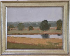 Reflections, Texas Landscape, 9 x 12, Oil, Free Shipping,  Hill Country