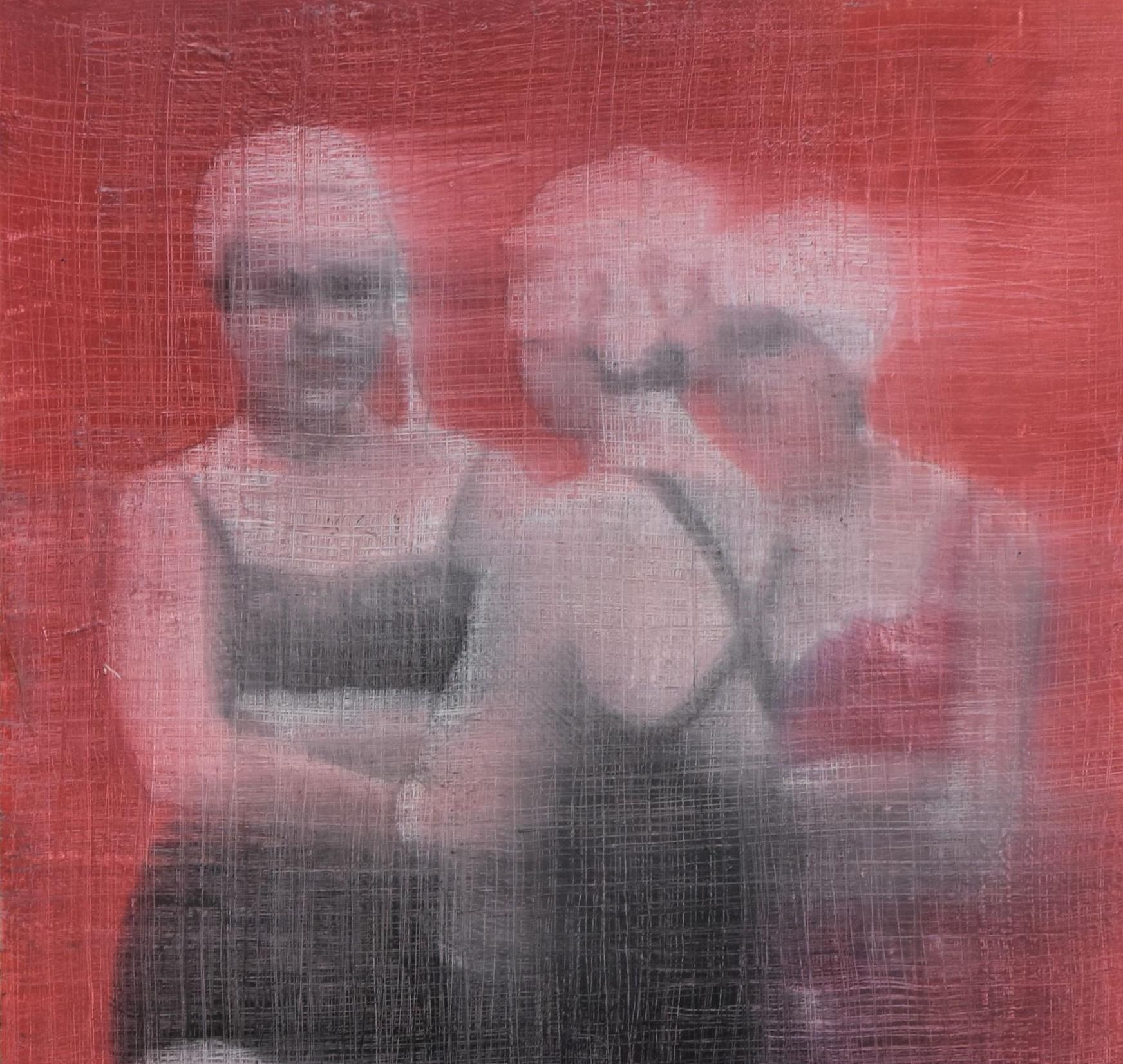 The Bathers II, Figurative, Texas artist, Women in the Arts, 9x12