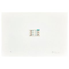 Joan Brossa 27/100 Lithographie, visueller Gedicht