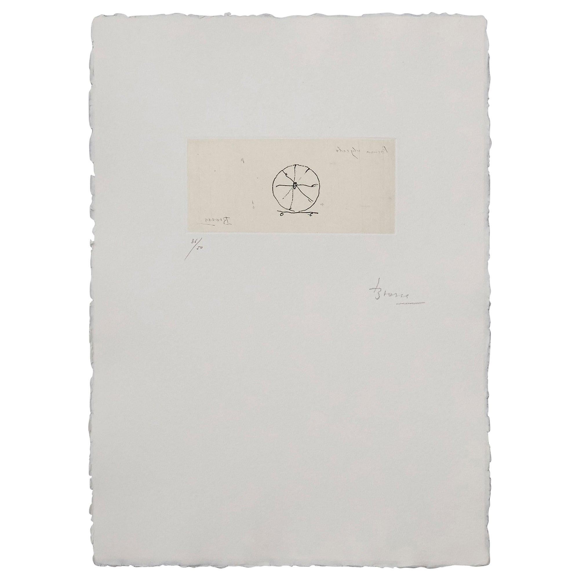 Joan Brossa Grabado, hacia 1970