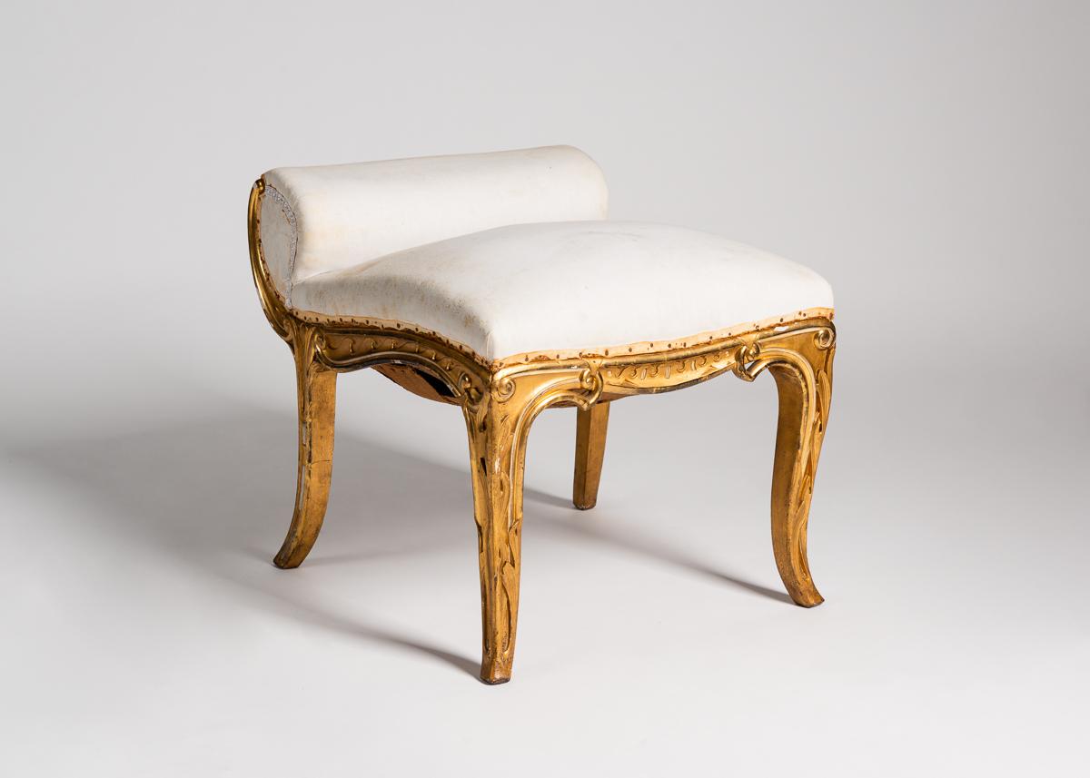 Joan Busquets, Tabouret, Spain, Late 19th Century In Good Condition In New York, NY