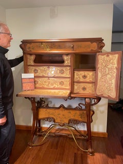Joan Busquets Workshop Masterpiece Modernist Arts And Crafts Cabinet, ca. 1898