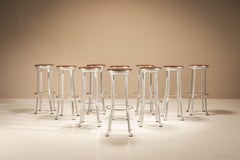 Tabourets de bar « Tema » de Joan Casas i Ortinez (lot de 10) pour Indecasa, Espagne, années 1980