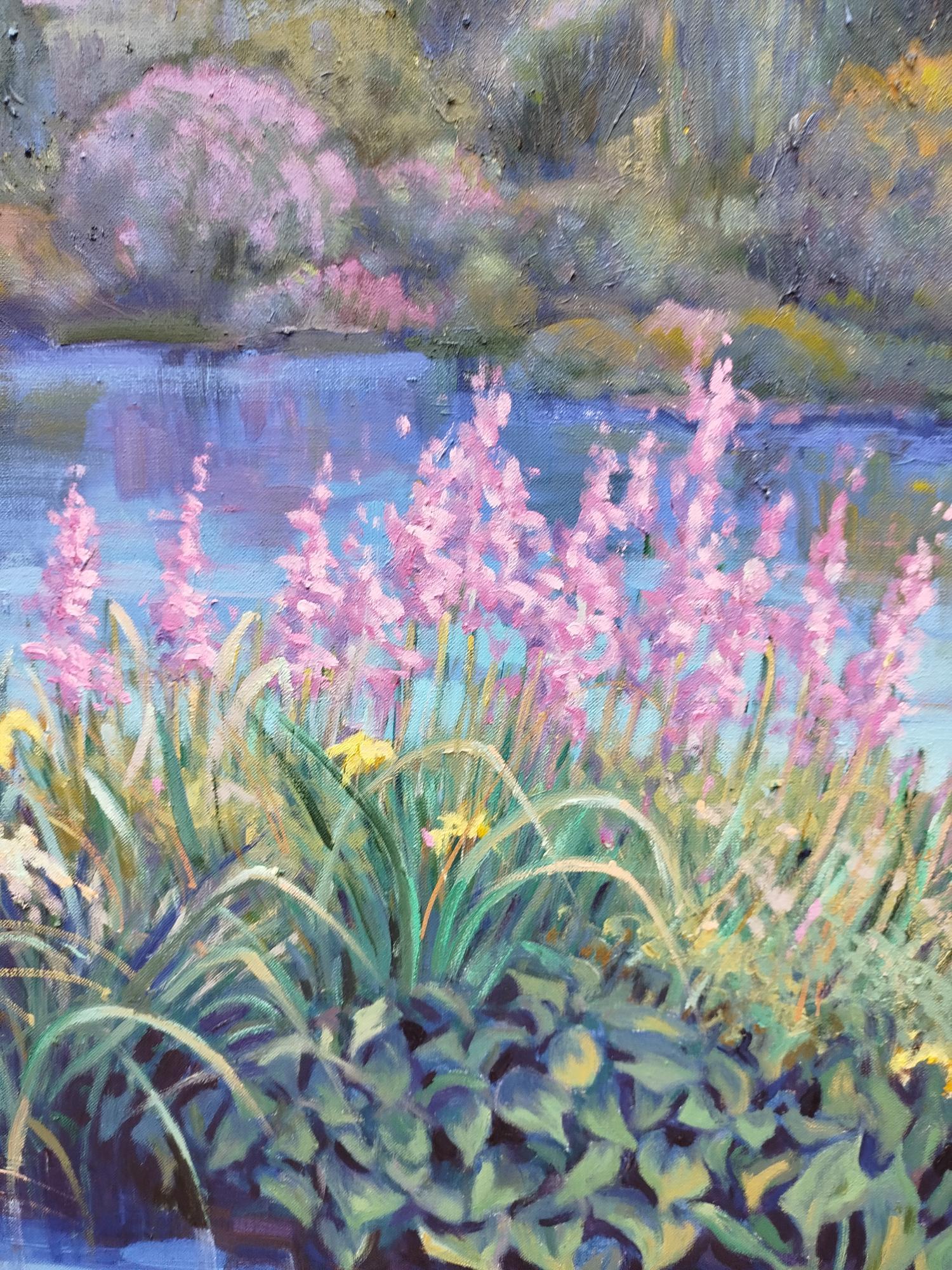 Copons    Acrilico originale di Flower Park - Painting Espressionista di Joan Copons