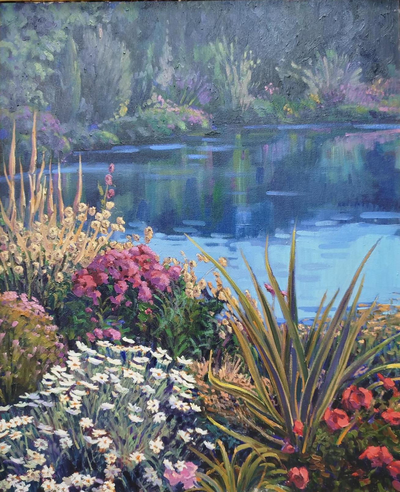 Copons     acrílico original - Landscape Painting Negro de Joan Copons